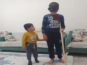 Ortaokul öğrencilerinden engellilere mesaj var