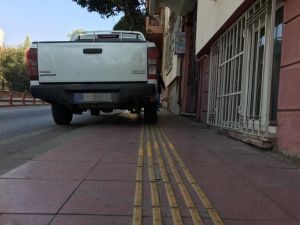 3 Aralık Dünya Engelliler Günü’nde üzen görüntü