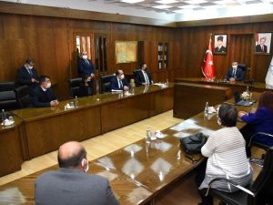 Aydınlı engelli dernekleri temsilcileri, Vali Aksoy’u ziyaret etti