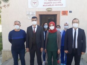 Gazlıgöl’de 112 acil sağlık istasyonu inşaatı devam ediyor