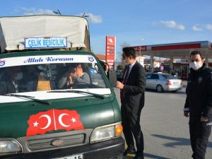 Kaymakamdan ışıksız yaya geçitlerinde denetim