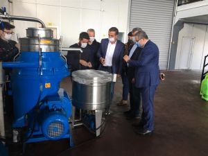 Kaymakam Sağlam, zeytinin yağa dönüşmesini yerinde gördü