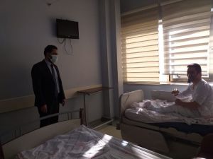 Başhekim Çelik’ten hasta ve personele moral ziyareti