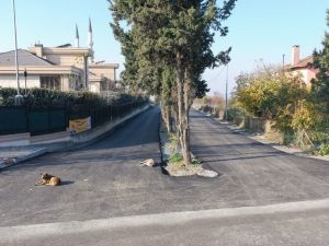 Yılın son asfalt çalışması Moda Caddesi’nde yapıldı