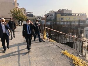 Başkan Batur’dan tesis inşaatlarına denetleme