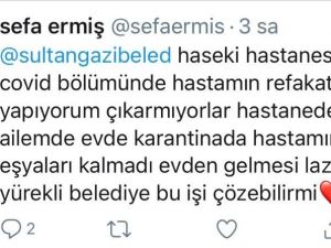 Sultangazi Belediyesi’nden örnek davranış