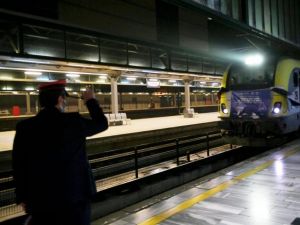 Türkiye’den Çin’e giden ilk ihracat treni Ankara Garı’nda