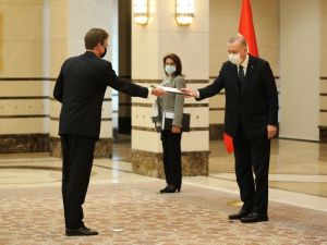 Cumhurbaşkanı Erdoğan, AB Türkiye Delegasyonu Başkanını kabul etti