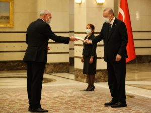 Cumhurbaşkanı Erdoğan, Çekya Büyükelçisini kabul etti