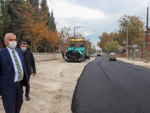 Başkan Zolan geçici asfalt çalışmalarında incelemelerde bulundu