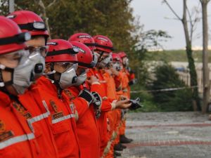 Jandarma timlerinden İstanbul depremi tatbikatı