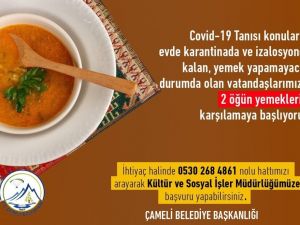 Çameli Belediyesinden karantinadaki ailelere ücretsiz yemek