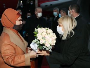 Cumhurbaşkanı Erdoğan Azerbaycan’a geldi