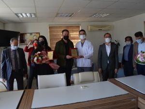 Didim Devlet Hastanesi hayırsever çifti unutmadı