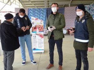 Hisarcık pazarında HES kodu uygulaması