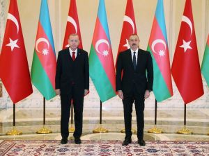 Cumhurbaşkanı Erdoğan, Aliyev ile görüştü