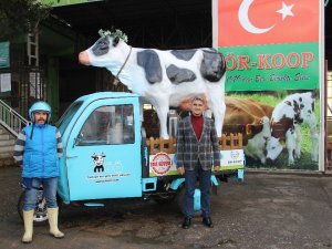 Çocuklar sütü sevsin diye bunu da yaptılar
