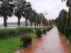 Bodrum sahilleri bomboş kaldı