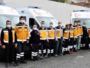 Mersin’e gönderilen 3 adet yeni doğan ambulansı hizmete girdi