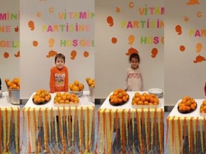 Gündüz Çocuk Bakımevi’nde C vitamini partisi