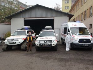 Muş 112 Acil Servis ekipleri kışa hazır