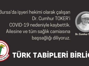 Bursa’da bir doktor daha koronavirüs sebebiyle hayatını kaybetti
