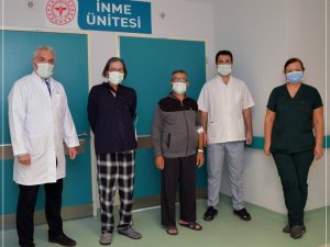 Muğla Eğitim Araştırmada felçli iki hasta sağlığına kavuştu