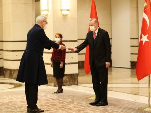 Cumhurbaşkanı Erdoğan, Letonya Büyükelçisini kabul etti