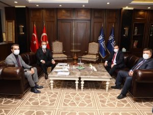 Emet protokolünden Başkan Aktaş’a ziyaret