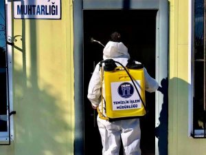 Didim’de muhtarlıklar dezenfekte edildi