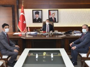 Meteoroloji Aydın İl Müdürü Deveci, Vali Aksoy ile görüştü