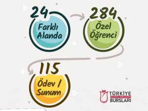 YTB, Türkiye mezunları ve uluslararası öğrencilere eğitimler vererek mali destek sağladı