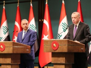 Erdoğan-Kazımi ortak basın toplantısı