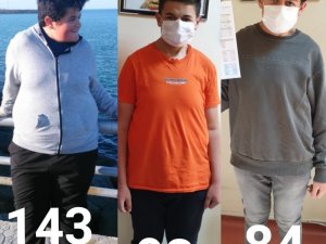 Sağlıklı beslenme ve egzersizle yaklaşık 60 kilo verdi