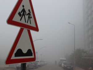 Manisa’yı sis kapladı