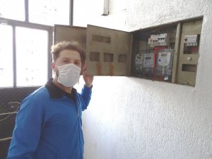 Hisarcık’ta elektrik kesintilerine tepki