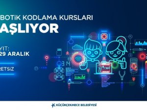 Küçükçekmece Belediyesi’nden sertifikalı robotik kodlama eğitimi