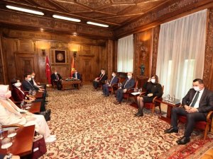 TBMM Başkanı Şentop, Kuzey Makedonya Başbakanı Zaev ile görüştü