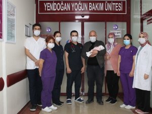 Parmak bebek Belinay GAÜN Hastanesinde hayat buldu