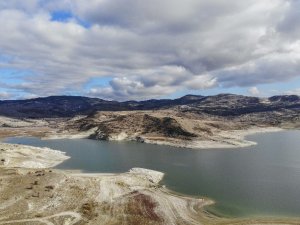 Başkent’in barajlarındaki doluluk havadan görüntülendi