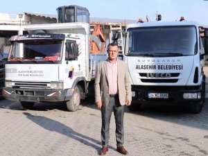 Alaşehir Belediyesi araç filosuna 4 yeni araç daha katıldı