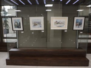 “Şehrin Yüzü” sulu boya sergisi açıldı