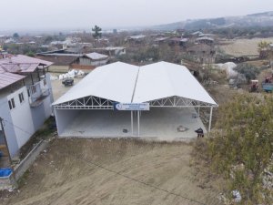 Pamukkale Belediyesi, pazar yeri ve sosyal tesis çalışmalarında sona yaklaştı