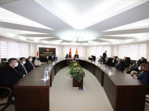 TBMM Başkanı Şentop, Kuzey Makedonya Anayasa Mahkemesi Başkanı Murat ile görüştü
