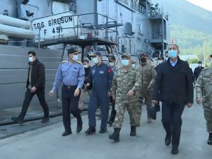 Milli Savunma Bakanı Akar ve TSK komuta kademesi Aksaz’da