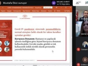 ’Covid-19 Pandemisi’nde Paramediğin Rolü’ konulu panellerin ilk oturumu gerçekleşti