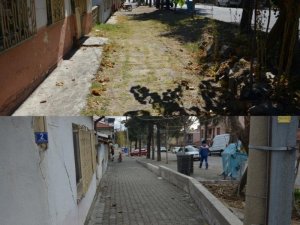 Gediz’de yol ve otopark çalışmaları devam ediyor