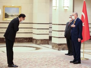 Cumhurbaşkanı Erdoğan, Kore Büyükelçisini kabul etti