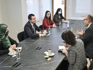Priştine Büyükelçisi Sakar’dan Kosova ana muhalefet partisi liderine ziyaret