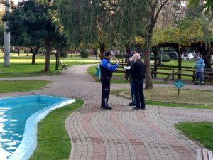 Polis her yerde korona tedbirlerini anlatıyor